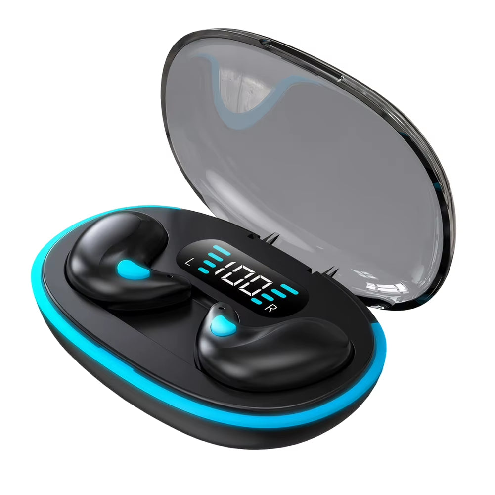 BT 5.3 Wireless Earbuds Noise Cancelling Sense-Free Micro Sleep Earbuds IPX5 Waterproof for Running Fitness Learning Accessories