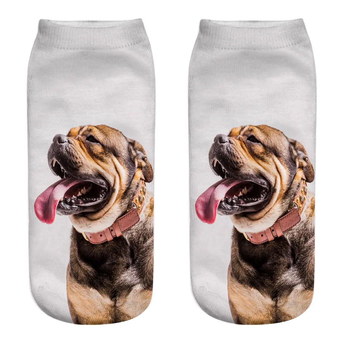 3D Printed Dog Socks - Cute Puppy Design for Women.