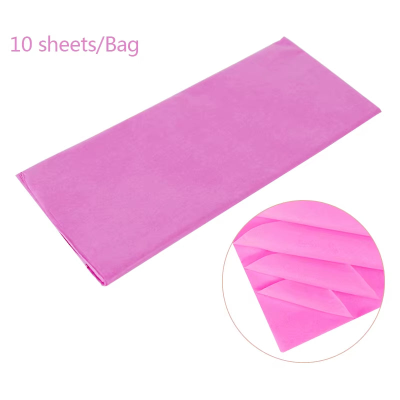 10Pcs 65X50Cm Flower Wrapping Tissue Paper Decoration Packaging DIY Craft