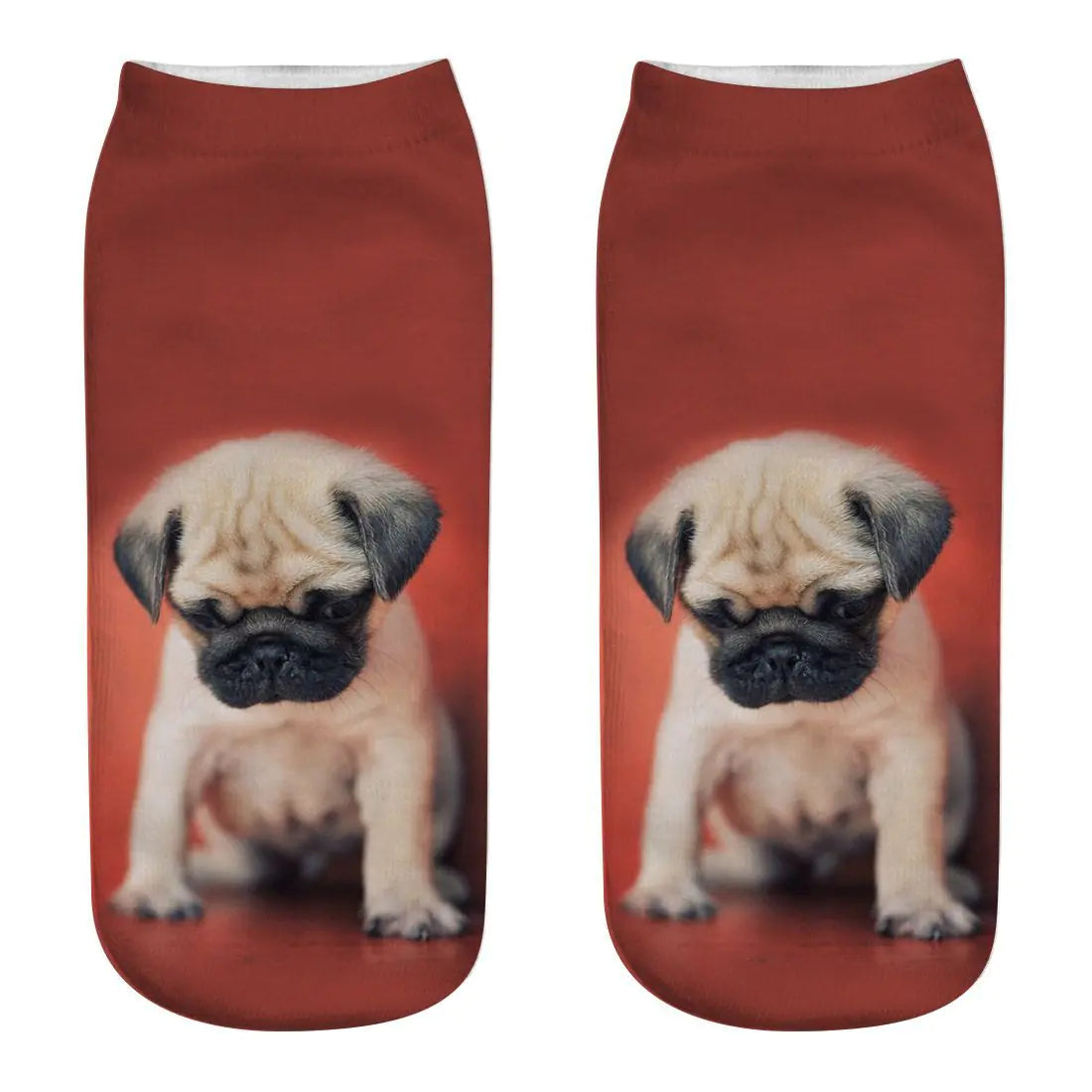 3D Printed Dog Socks - Cute Puppy Design for Women.