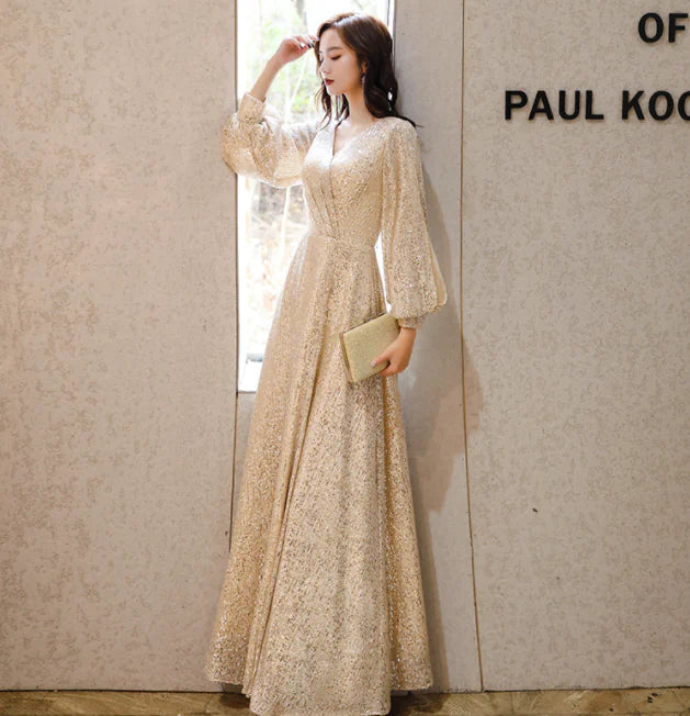 Elegant Evening Dress for Ladies' Parties