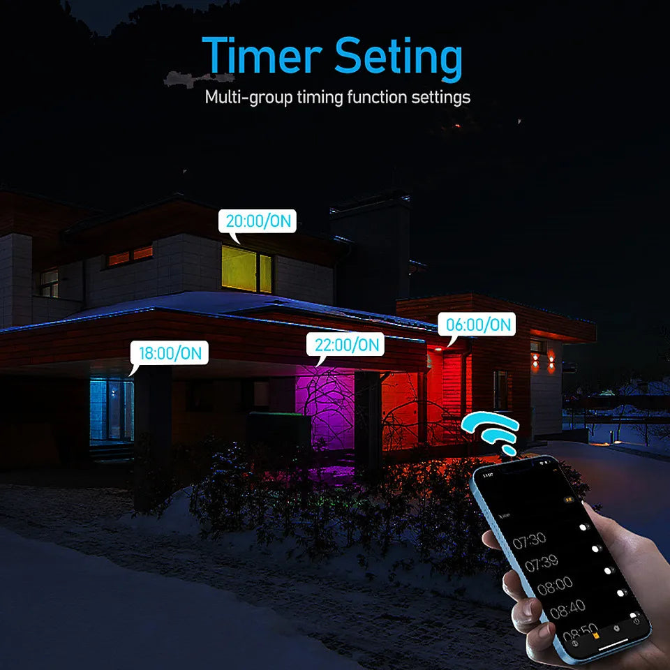 TUYA  LED Downlight Dimmable AC85-265V 10W 15W  Intelligent Graffiti Control Voice APP RGB CW Full Color Spot Ceiling Recessed