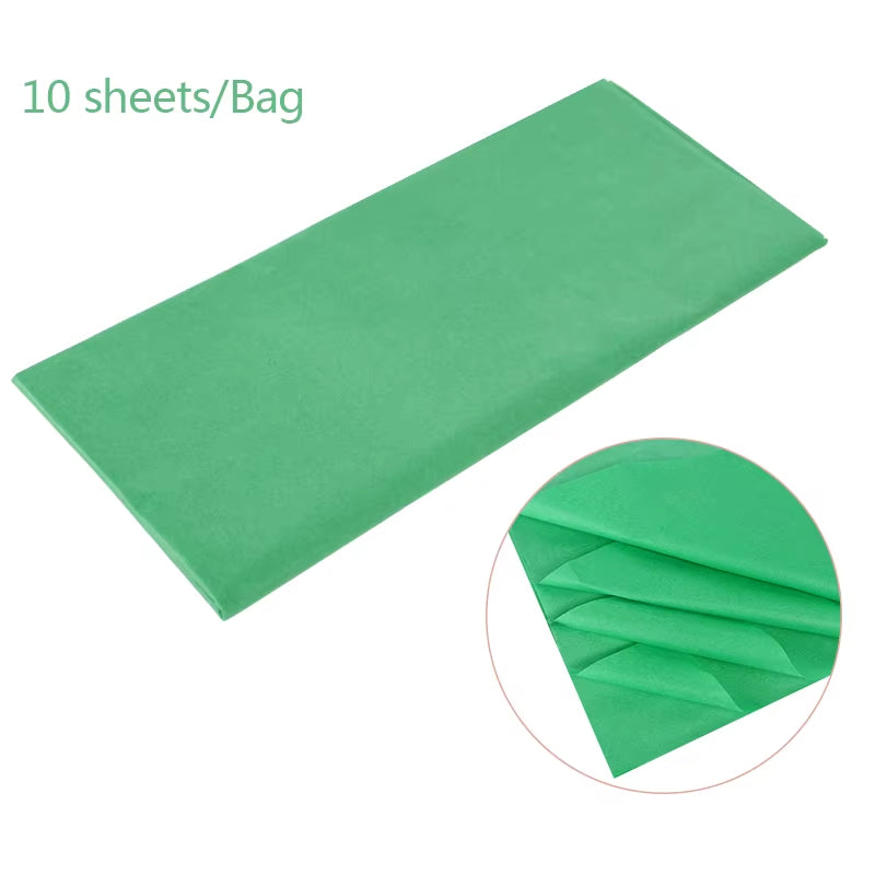 10Pcs 65X50Cm Flower Wrapping Tissue Paper Decoration Packaging DIY Craft