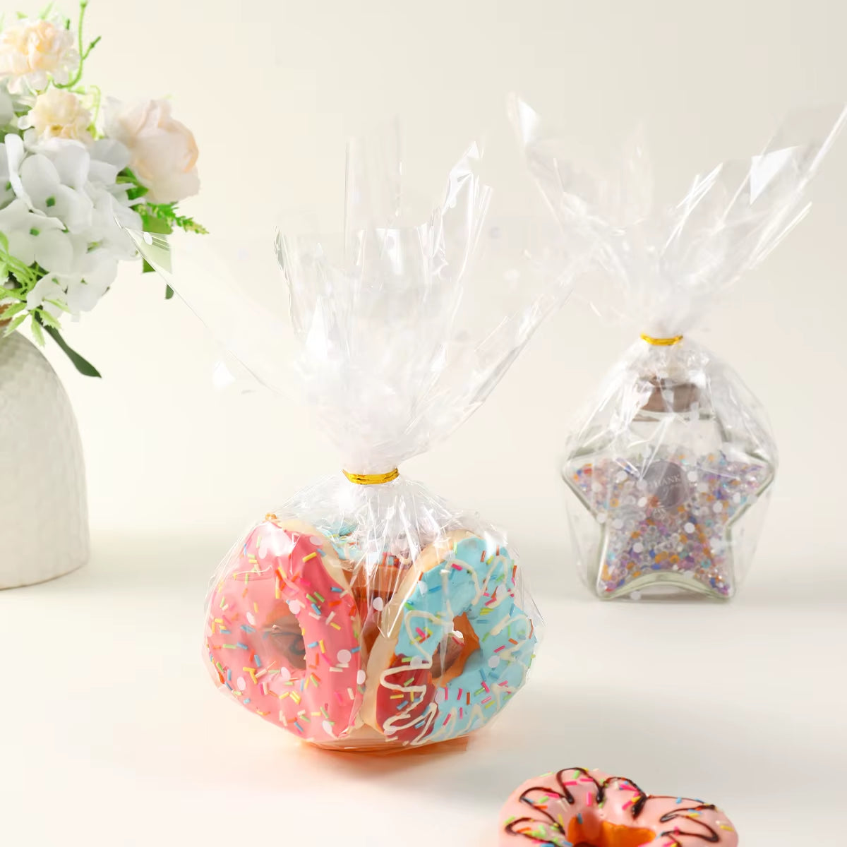 Clear Cellophane Wrap Roll Treats Wrapping Bag Wrapping Paper