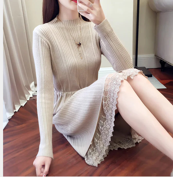 Knit Dress, Sweater Dress, Layering Dress