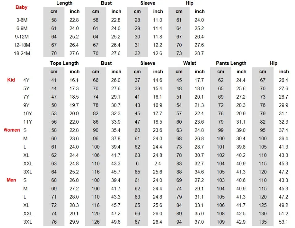 Christmas Matching Family Pajama Set