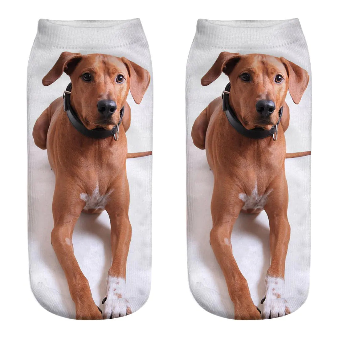 3D Printed Dog Socks - Cute Puppy Design for Women.