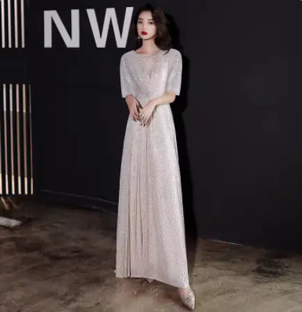 Elegant Evening Dress for Ladies' Parties.