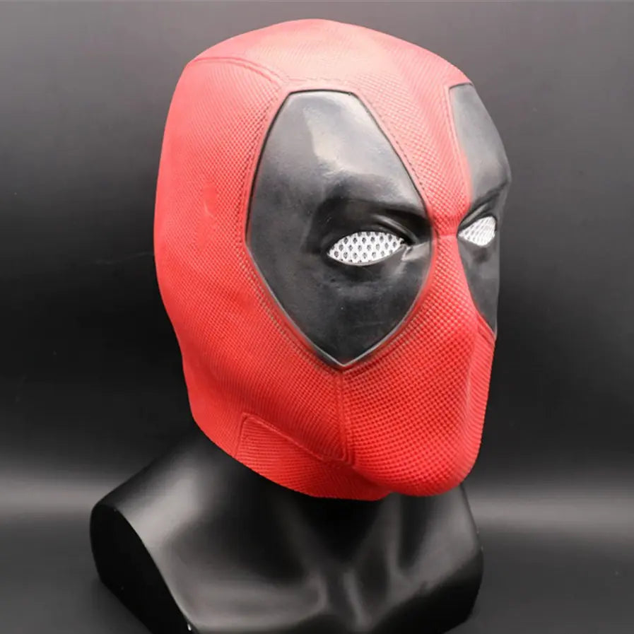 Deadpool Short Latex Mask for Halloween Party Supplies