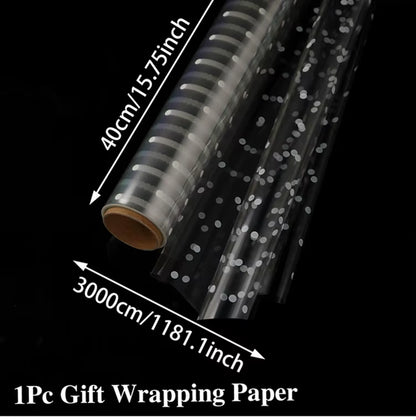 Clear Cellophane Wrap Roll Treats Wrapping Bag Wrapping Paper