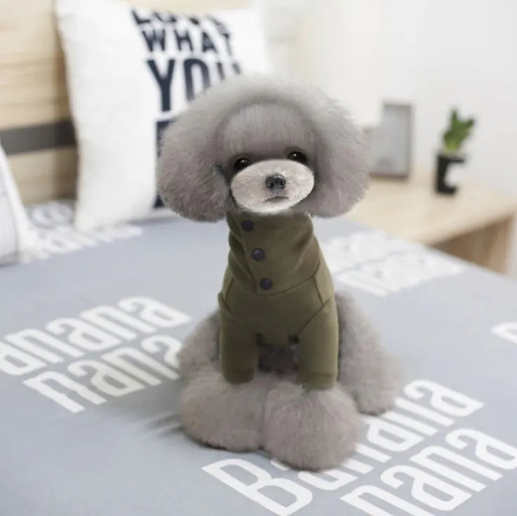 Autumn Winter Dog Clothes for Small Breeds (Warm & Casual).