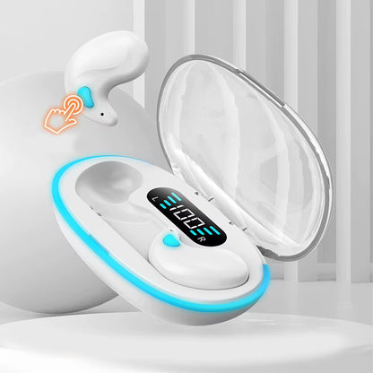 BT 5.3 Wireless Earbuds Noise Cancelling Sense-Free Micro Sleep Earbuds IPX5 Waterproof for Running Fitness Learning Accessories