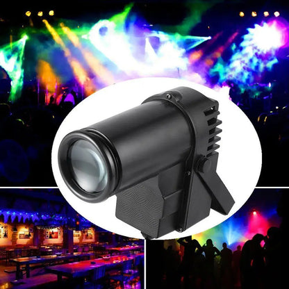 10W RGBW 4 in 1 Stage Pinspot Light Dmx for Disco Party Bar
