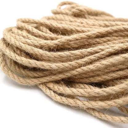 1-14Mm Natural Jute Twine Vintage for DIY Crafts Gift Wrapping 2-100M