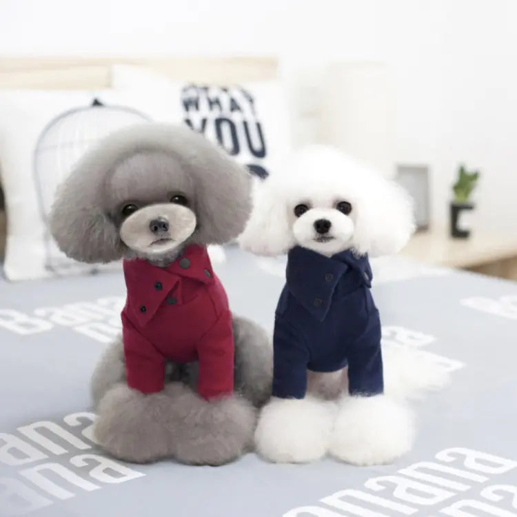Autumn Winter Dog Clothes for Small Breeds (Warm & Casual).