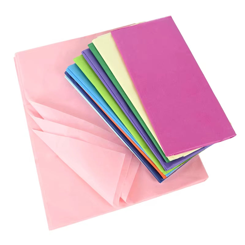 10Pcs 65X50Cm Flower Wrapping Tissue Paper Decoration Packaging DIY Craft