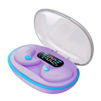 BT 5.3 Wireless Earbuds Noise Cancelling Sense-Free Micro Sleep Earbuds IPX5 Waterproof for Running Fitness Learning Accessories