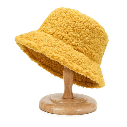 Solid Color Women's Bucket Hat for Outdoor Activities