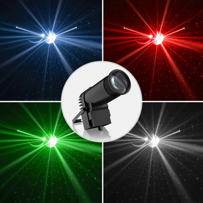 10W RGBW 4 in 1 Stage Pinspot Light Dmx for Disco Party Bar
