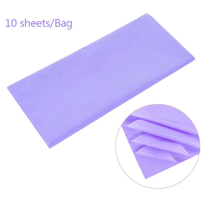 10Pcs 65X50Cm Flower Wrapping Tissue Paper Decoration Packaging DIY Craft