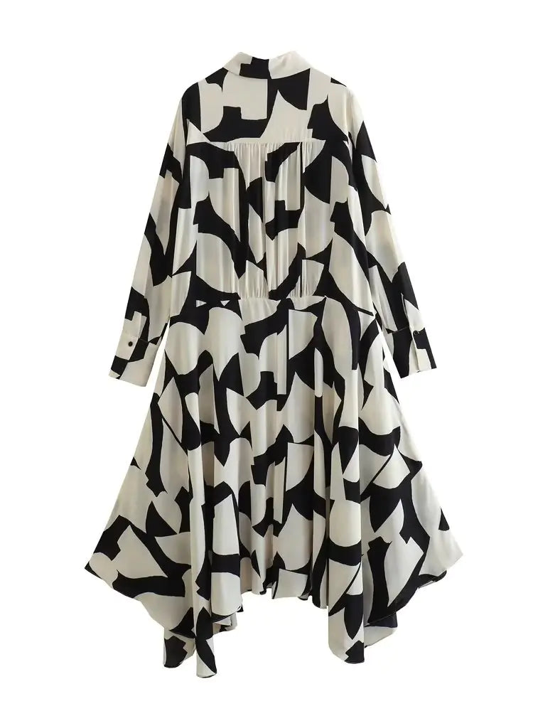 2025 Summer Fashion Printed Loose Long Dress