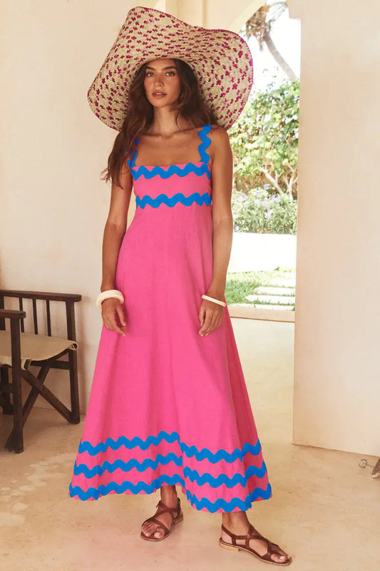 Women's Printed Long Dress for Spring/Summer.