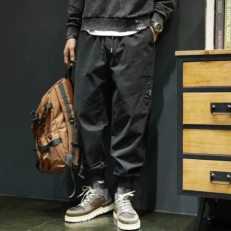 Men's 2024 Spring Autumn Loose Jogger Harem Pants