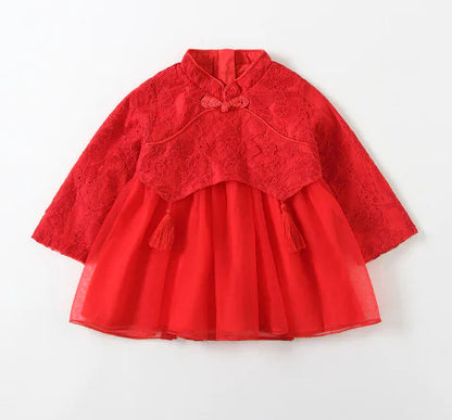 Dress, Children's Dress, Cheongsam