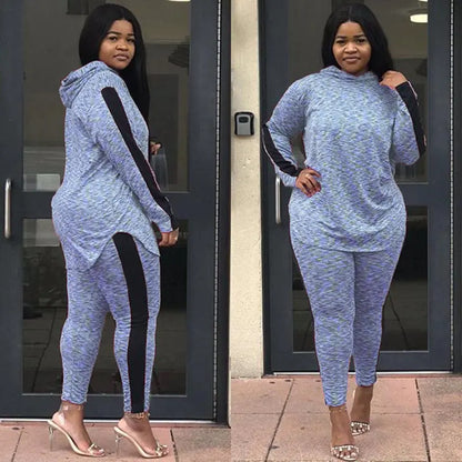 C1027 Women's Casual Loose Top Two-Piece Set