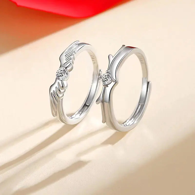 Flying Couple Rings for Him and Her