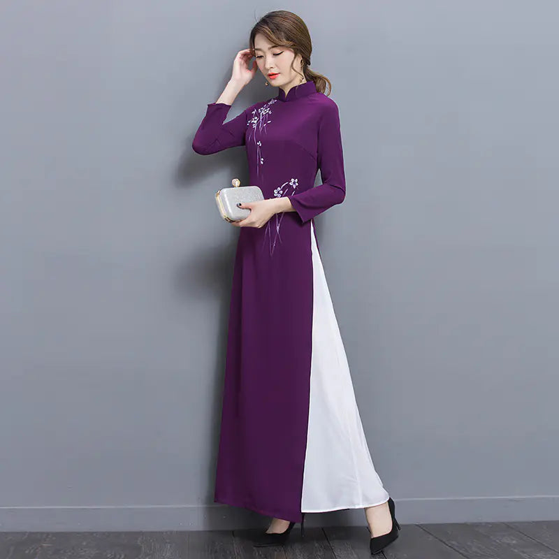 Improved Cheongsam, Tea Dress, Vintage Dress