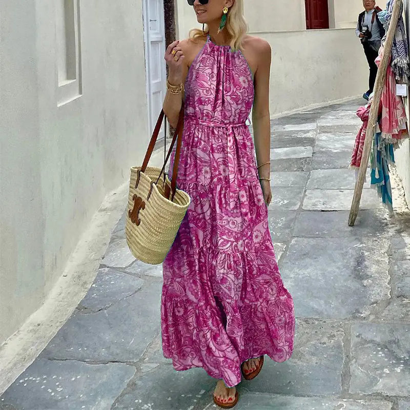 Women's Sleeveless Midi Fashion Dress