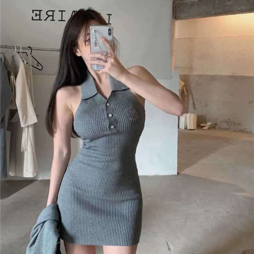 Off-Shoulder Slim-Fit Flattering Fashion Dress.