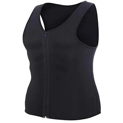 Men's Neoprene Waist Trainer Vest for Weight Loss.