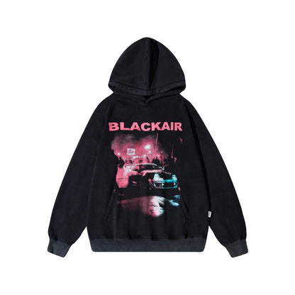 Misty Washed Sweater for Men and Women Street Wear.