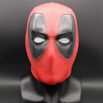 Deadpool Short Latex Mask for Halloween Party Supplies