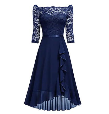 LIVA Lace Dress - Long Sleeve Base Dress