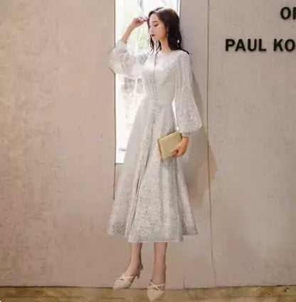 Elegant Evening Dress for Ladies' Parties.