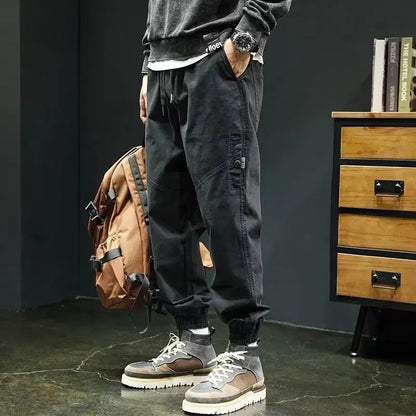 Men's 2024 Spring Autumn Loose Jogger Harem Pants