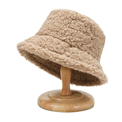 Solid Color Women's Bucket Hat for Outdoor Activities