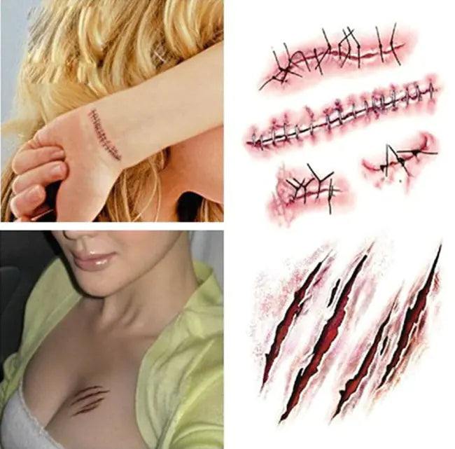 Halloween Scar Sticker Pack