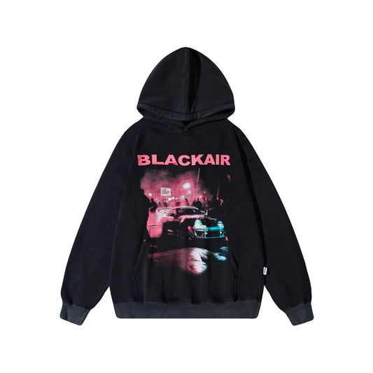 Misty Washed Sweater for Men and Women Street Wear.