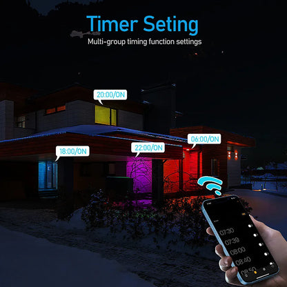 TUYA  LED Downlight Dimmable AC85-265V 10W 15W  Intelligent Graffiti Control Voice APP RGB CW Full Color Spot Ceiling Recessed