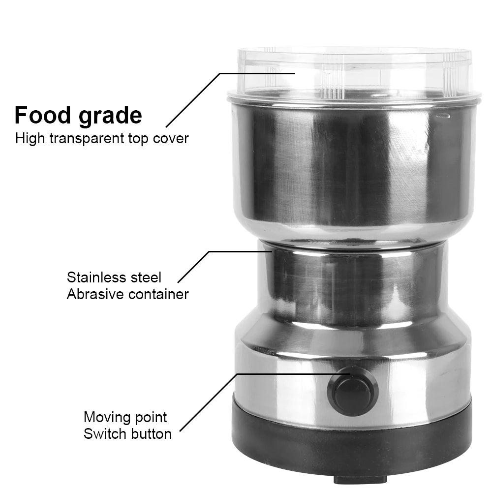 Electric Coffee Grinder for home Kitchen Multifunctional Nuts Beans Spices Blender