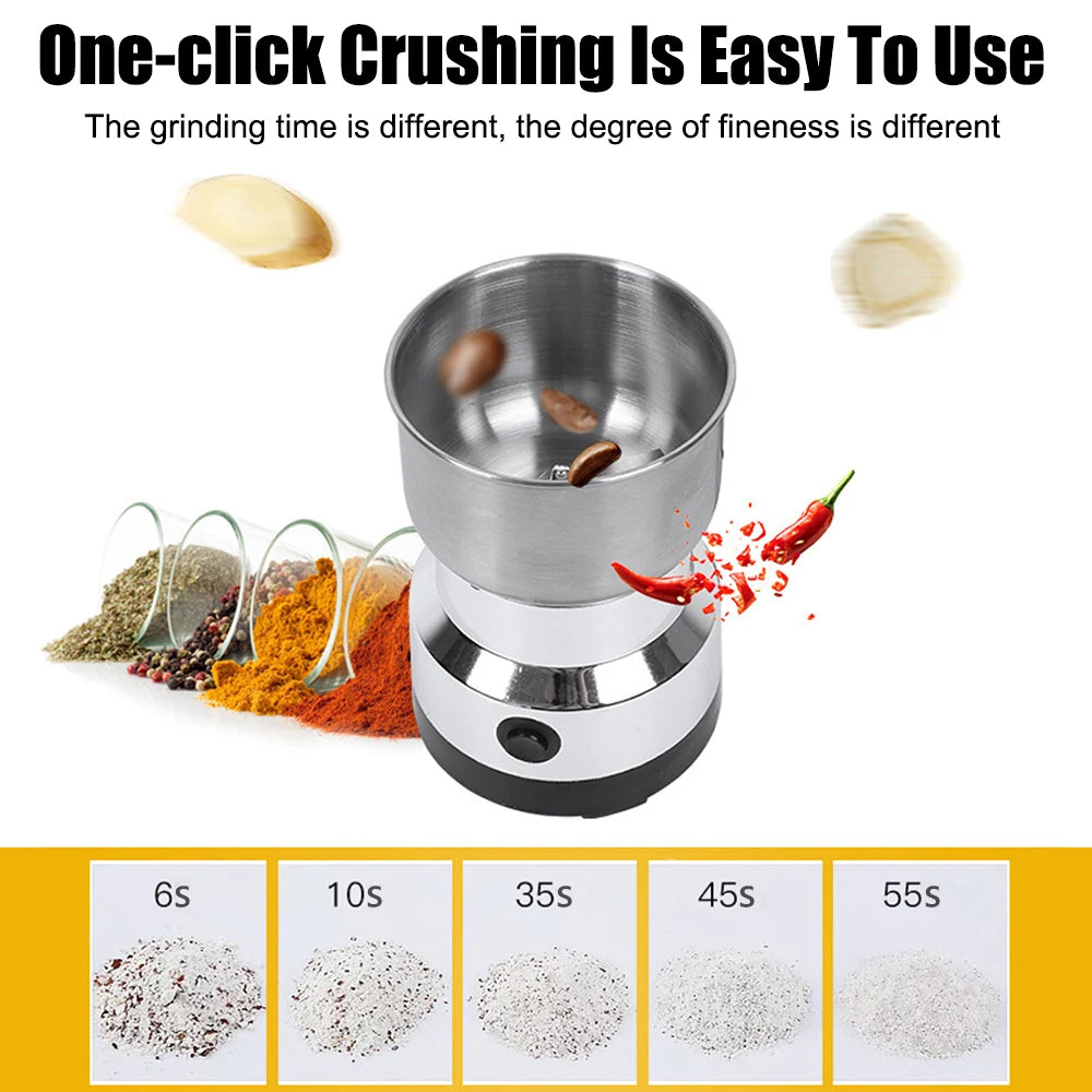Electric Coffee Grinder for home Kitchen Multifunctional Nuts Beans Spices Blender