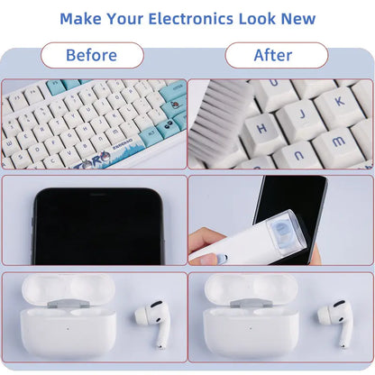 Charging Case Iron Powder Dust Brush Cleaning