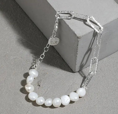 Fashion Baroque Water Pearl Chain Necklace Design.