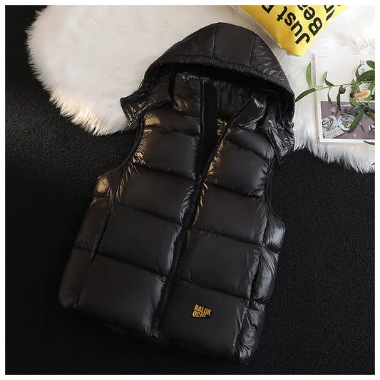 Men's Winter Thick Down Vest - Stylish and Warm