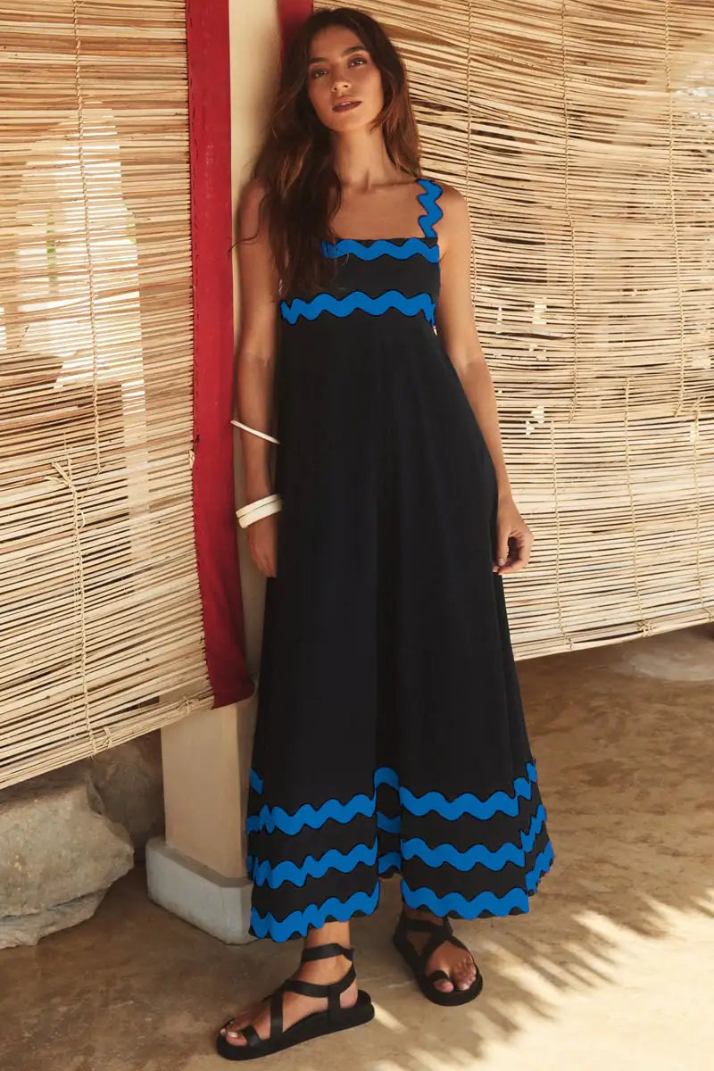 Women's Printed Long Dress for Spring/Summer.
