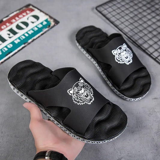 Men's Deodorant Non-Slip Beach Fashion Slippers.